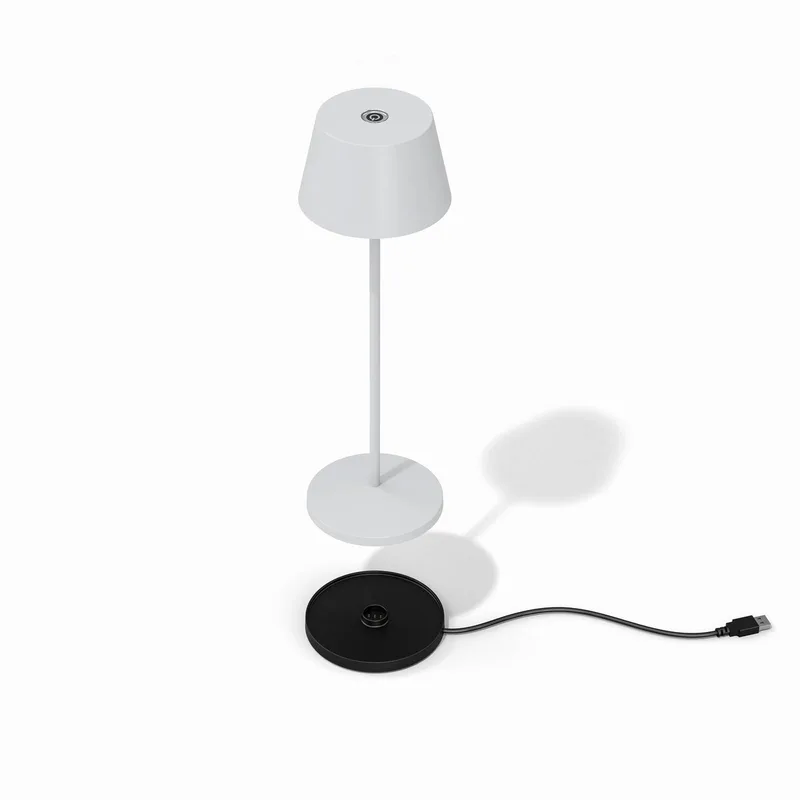LED terraslamp Modi, 36 cm CCT de LOOM DESIGN en Blanc – photo du produit 5 sur 5