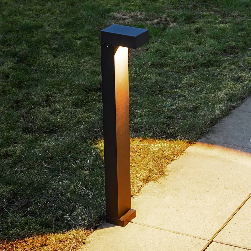 LED tuinpadverlichting Arn, cortenstaal, hoogte 70 cm, aluminium van LOOM DESIGN in Corten, Helder – productfoto