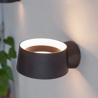 LED wandlamp Cookie, aluminium, Ø 15 cm von LOOM DESIGN in Schwarz – Produktfoto 3 von 3