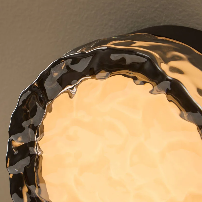 LED wandlamp Otto Ice 13 cm CCT IP65 by LOOM DESIGN in Rookgrijs – product photo