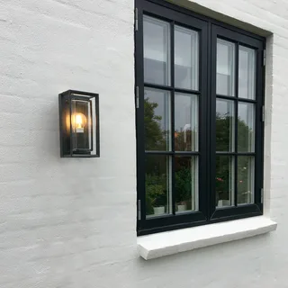 Loke buitenwandlamp met fitting by LOOM DESIGN in Black, Helder – product photo 3 of 3