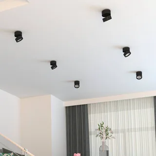 Ray LED plafondspot Ø9,3cm 13W by LOOM DESIGN in Black – product photo 4 of 5