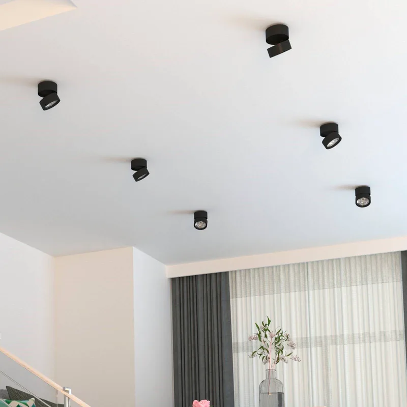 Ray LED plafondspot Ø9,3cm 13W by LOOM DESIGN in Black – product photo 4 of 5