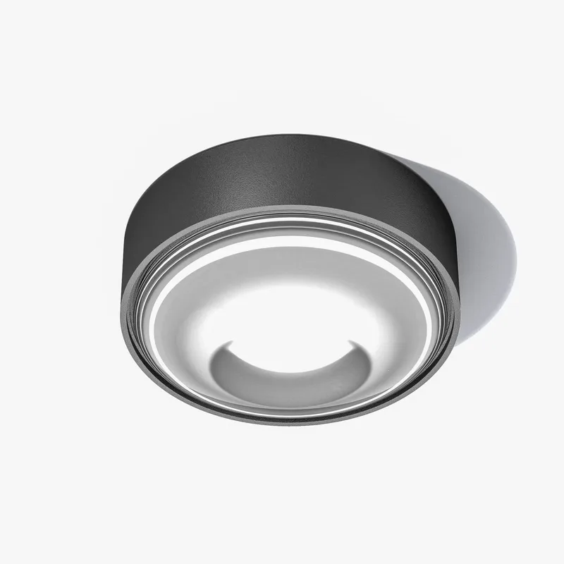 Sif LED plafondlamp IP65 zwart dimbaar by LOOM DESIGN in Black, Helder – product photo