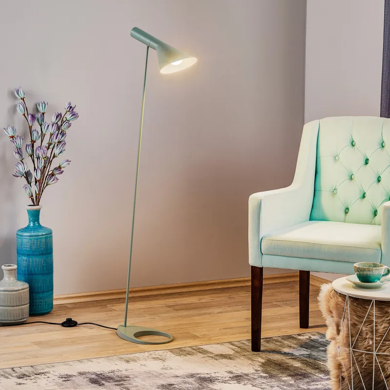AJ vloerlamp Hell Petroleum - Louis Poulsen - Woonkamer - Designer - Metaal - 1 lamp van Louis Poulsen – productfoto