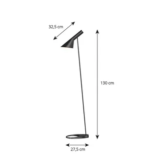 AJ vloerlamp zwart by Louis Poulsen – product photo 2 of 5