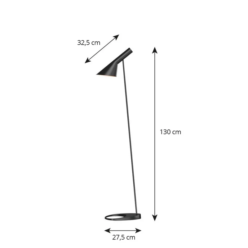AJ vloerlamp zwart by Louis Poulsen – product photo 2 of 5