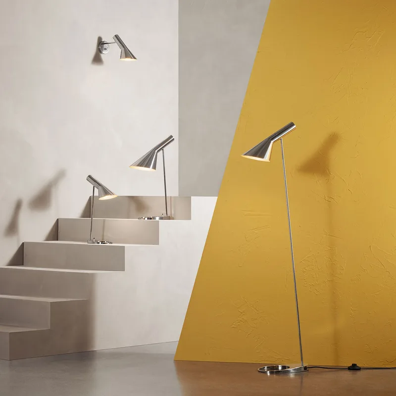 AJ Wandlamp Polished Steel - Louis Poulsen - Woonkamer - Designer - Metaal - 1 lamp by Louis Poulsen – product photo