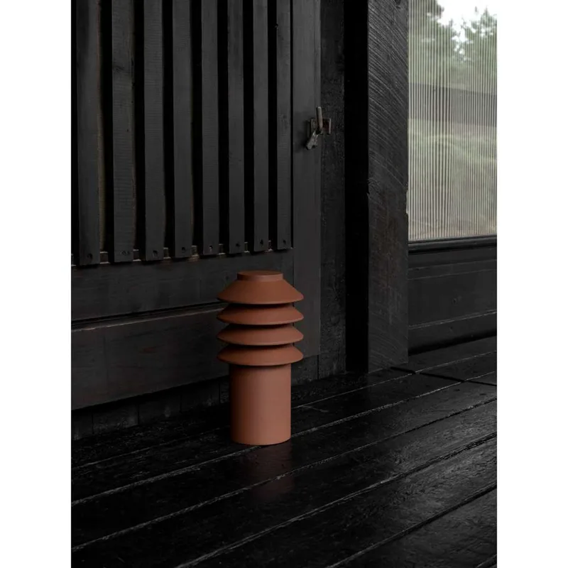 Bysted Garden 25 cm 2700 K grondpen aluminiumkleurig - Louis Poulsen - Terras by Louis Poulsen – product photo