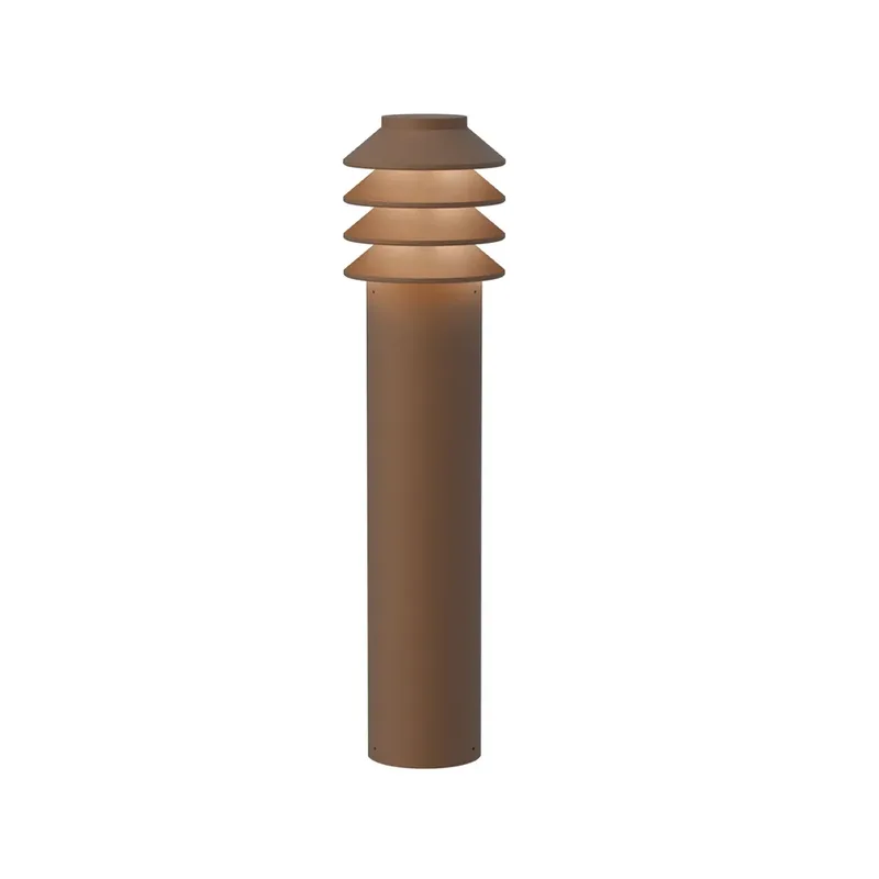 Bysted Garden Long adapter Pollerleuchte Corten, Erdspieß de Louis Poulsen – photo du produit