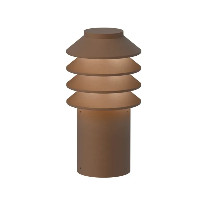 Bysted Garden Short o/adapter Pollerleuchte Corten by Louis Poulsen – product photo