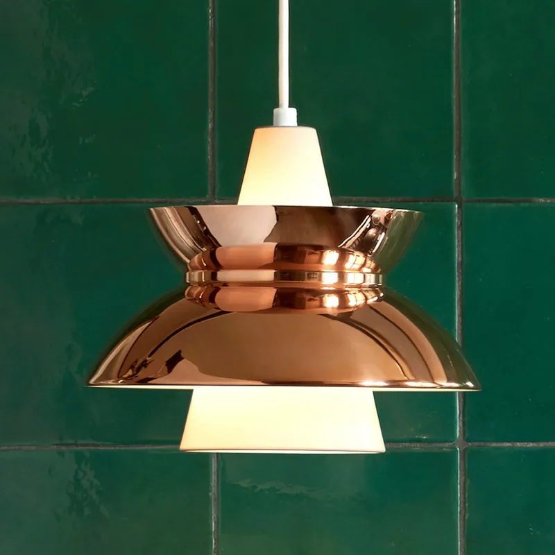 Doo-Wop Hanglamp Copper - Louis Poulsen - Woonkamer - Designer - Metaal - 1 lamp von Louis Poulsen – Produktfoto