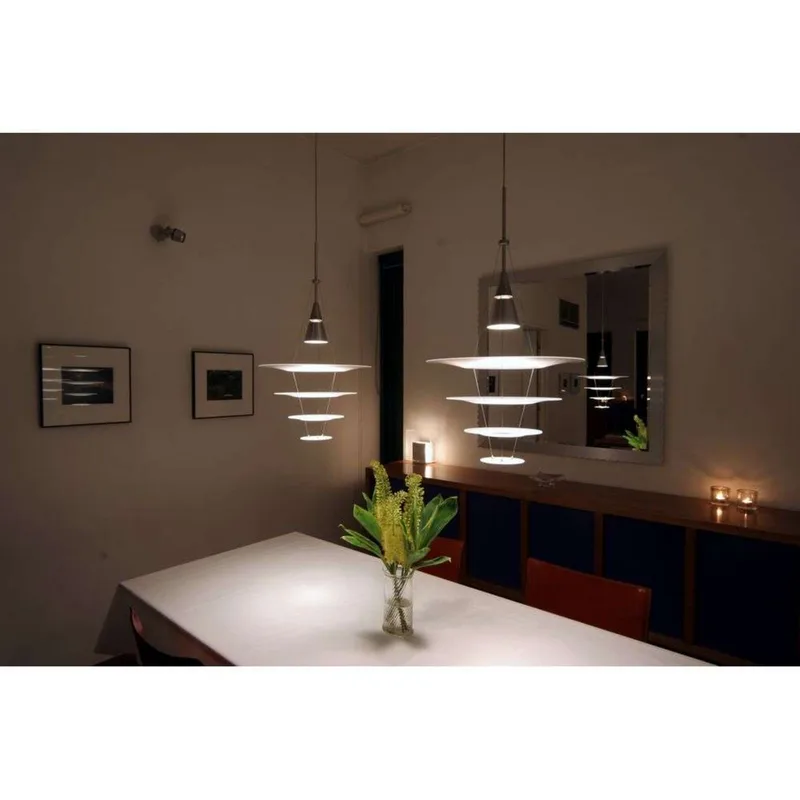 Enigma 545 Hanglamp Black - Louis Poulsen - Woonkamer - Aluminium von Louis Poulsen – Produktfoto