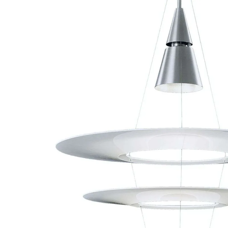 Enigma 545 Hanglamp Brushed Alu - Louis Poulsen - Woonkamer - Aluminium by Louis Poulsen – product photo