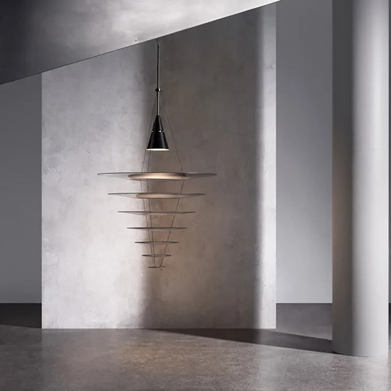 Enigma 825 Hanglamp Black - Louis Poulsen - Woonkamer - Aluminium by Louis Poulsen – product photo