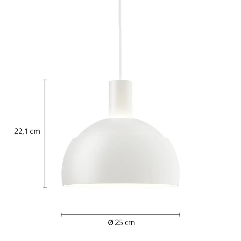 FJ Elements hanglamp wit Ø 25 cm E27 van Louis Poulsen – productfoto 3 van 5