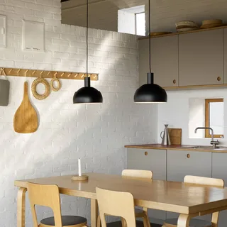 FJ Elements hanglamp zwart Ø 25 cm E27 van Louis Poulsen – productfoto 2 van 5