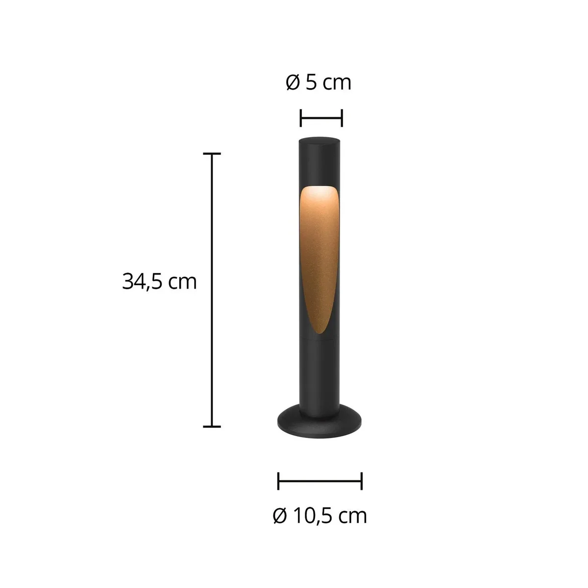 Flindt LED buitenlamp, zwart, aluminium en glas by Louis Poulsen – product photo