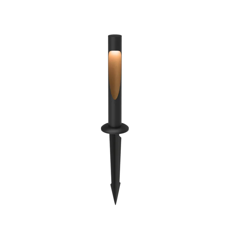 Flindt sokkellamp 827 zwart, aardingsstuk 24V - Louis Poulsen - Designer - Aluminium - 1 lamp by Louis Poulsen – product photo