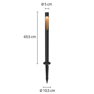 Flindt tuinpadverlichting 827 70 cm zwart aardstuk by Louis Poulsen – product photo 2 of 2