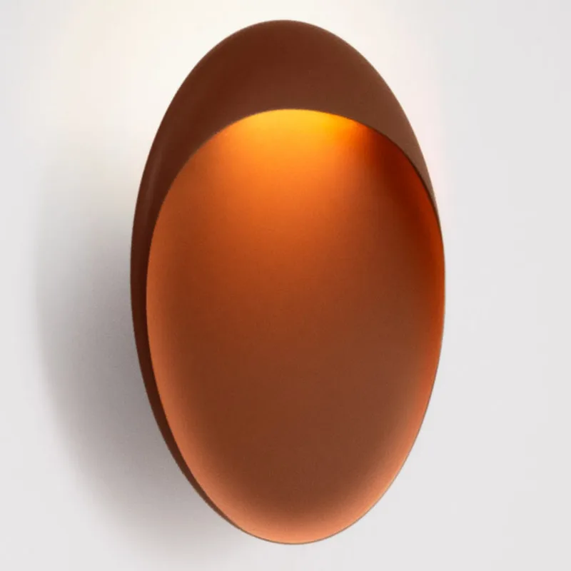 Flindt wandlamp Ø 40 cm 2700 K Corten - Louis Poulsen - Woonkamer - Designer - Aluminium - Rond van Louis Poulsen – productfoto