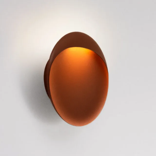 Flindt Wandlamp Ø200 2700K Corten - Louis Poulsen - Woonkamer - Designer - Aluminium - Rond