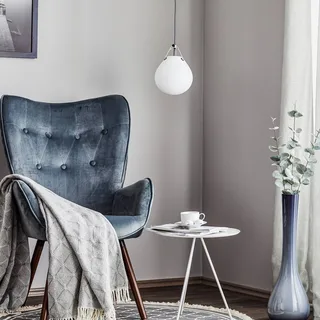 Moser Hanglamp Ø185 Matt White/Opal by Louis Poulsen – product photo 3 of 5