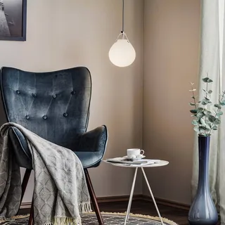Moser Hanglamp Ø185 Matt White/Opal by Louis Poulsen – product photo 2 of 5