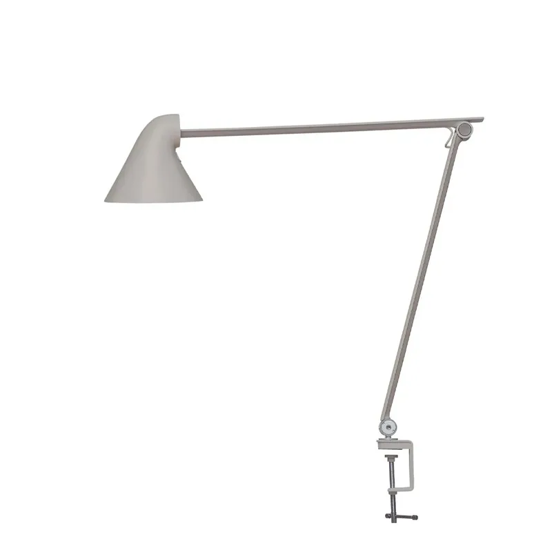 NJP Schreibtischleuchte Hellgrau, Clips, 3000k by Louis Poulsen – product photo