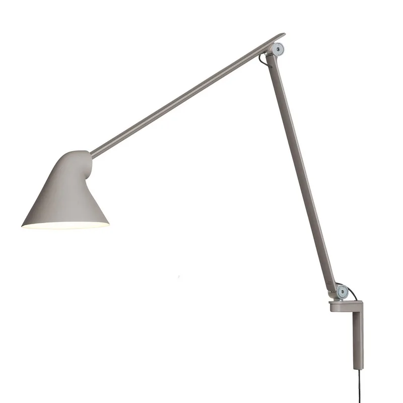 NJP Wandlamp Lang Licht Gray - Louis Poulsen - Woonkamer - Designer - Metaal von Louis Poulsen – Produktfoto