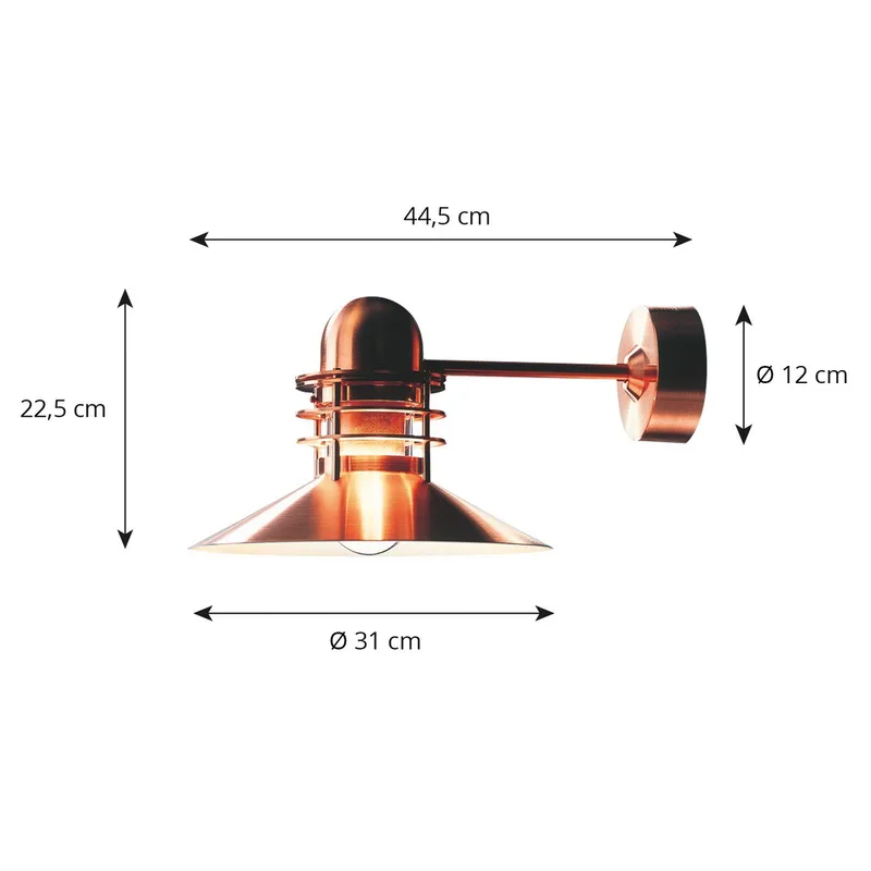 Nyhavn Wandlamp Koper von Louis Poulsen – Produktfoto 2 von 2