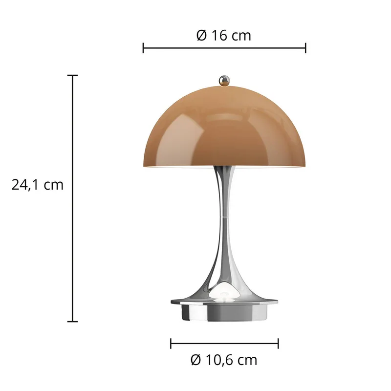 Panthella 160 Portable Original, opaalbruin van Louis Poulsen – productfoto 4 van 4