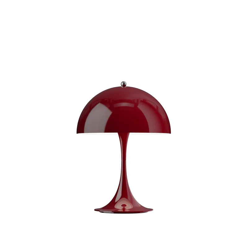 Panthella 250 PORTABLE acculamp donkerrood - Louis Poulsen - Woonkamer - Modern - Kunststof - Met lampenkap by Louis Poulsen – product photo