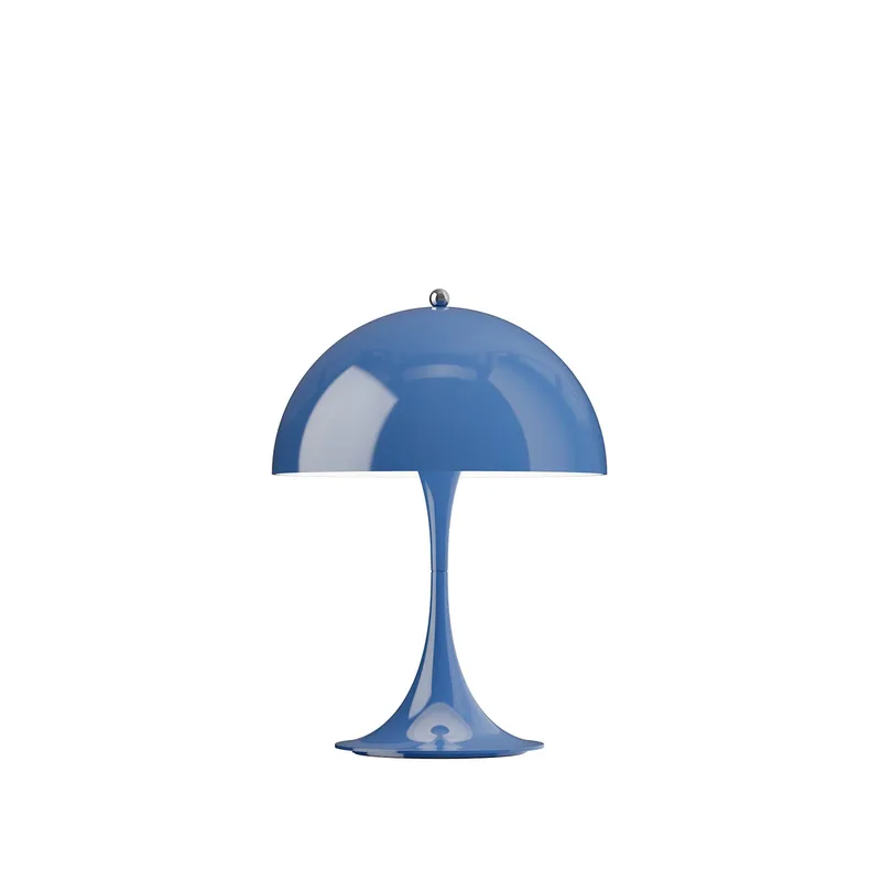 Panthella 250 PORTABLE acculamp indigoblauw - Louis Poulsen - Woonkamer - Modern - Kunststof - Met lampenkap by Louis Poulsen – product photo