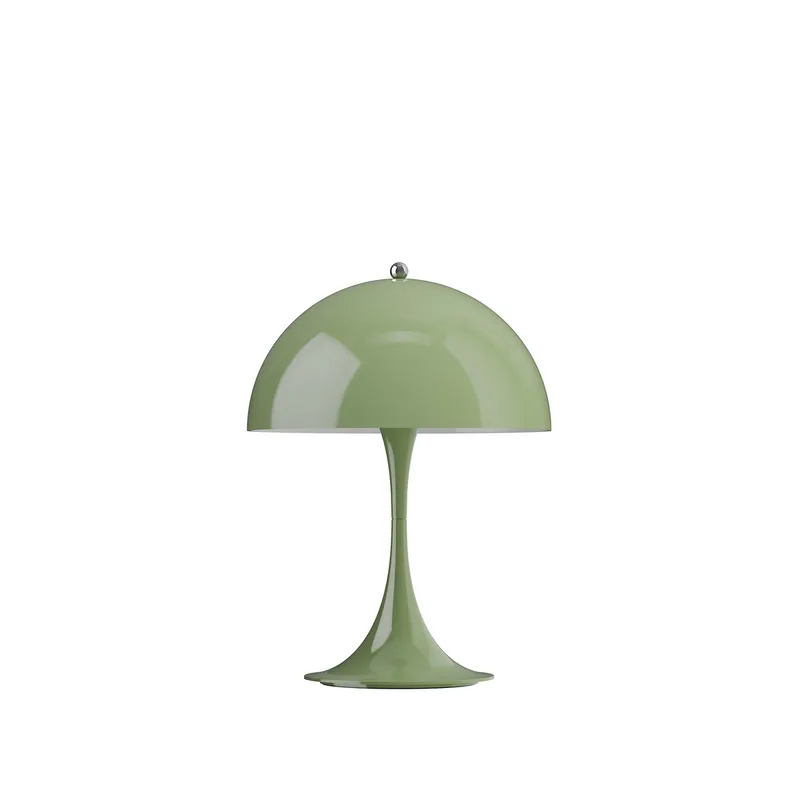 Panthella 250 PORTABLE acculamp mosgroen - Louis Poulsen - Woonkamer - Modern - Kunststof - Met lampenkap by Louis Poulsen – product photo