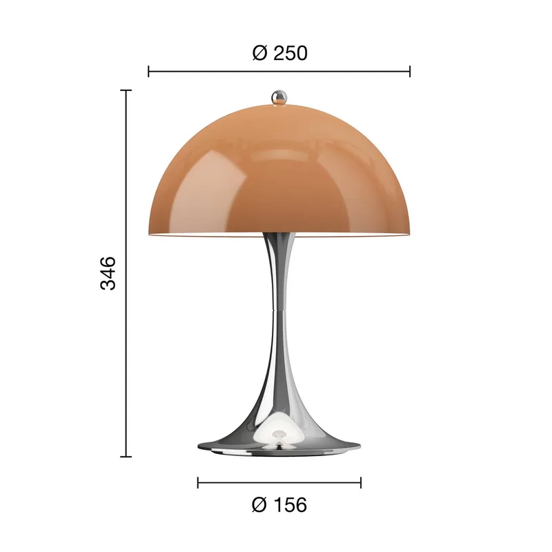 Panthella 250 Portable Original, opaalbruin by Louis Poulsen – product photo 4 of 4