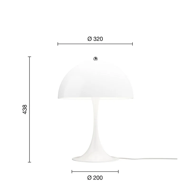 Panthella 320 tafellamp wit Ø 32 cm E14 by Louis Poulsen – product photo 3 of 3