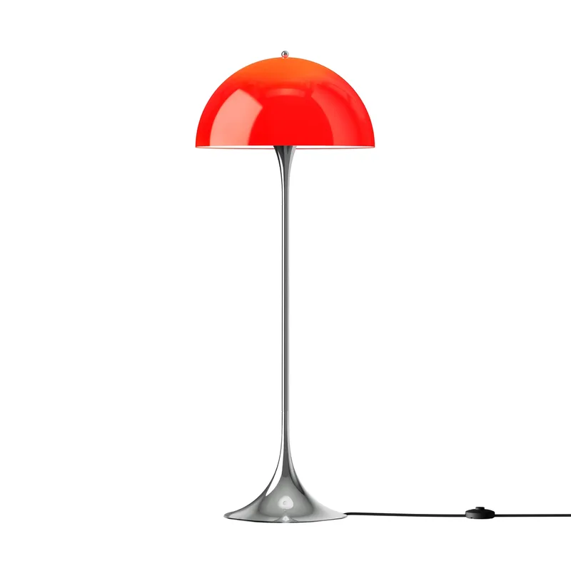 Panthella 500 Stehleuchte Original Opalrot by Louis Poulsen – product photo