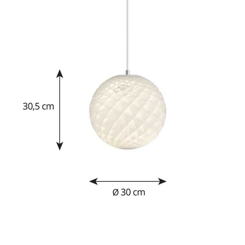 Patera 300 hanglamp White von Louis Poulsen – Produktfoto 4 von 5