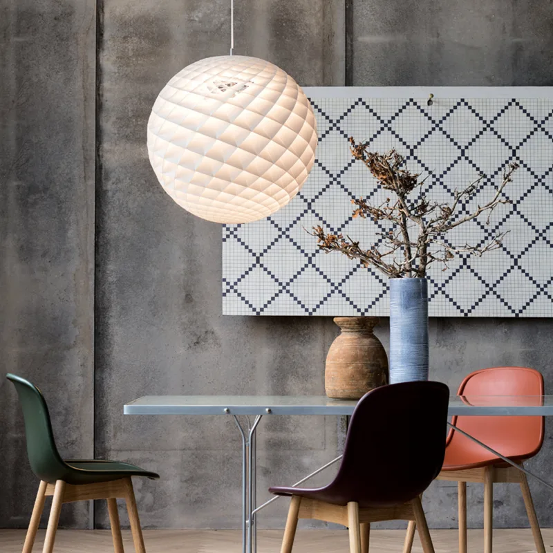 Patera 600 LED hanglamp, wit, Ø 45 cm - Louis Poulsen - Woonkamer - Kunststof von Louis Poulsen – Produktfoto