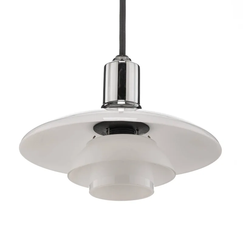 PH 2/1 hanglamp, Ø 20 cm, chroom, glas by Louis Poulsen – product photo 5 of 5