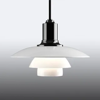 PH 2/1 Hanglamp Zwart Gemetaliseerd van Louis Poulsen – productfoto 1 van 2