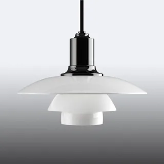 PH 2/1 Hanglamp Zwart Gemetaliseerd van Louis Poulsen – productfoto 2 van 2