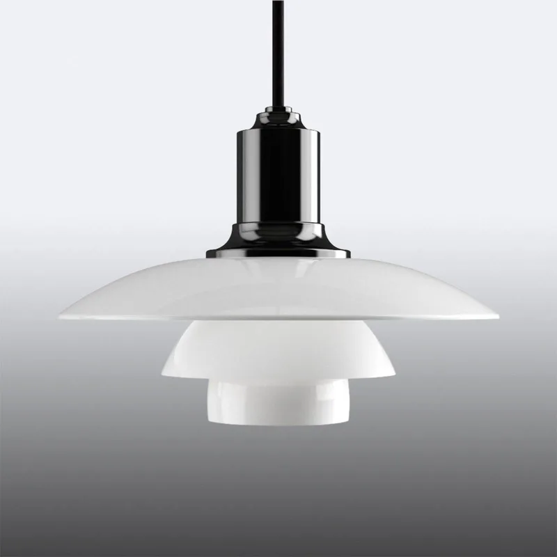 PH 2/1 Hanglamp Zwart Gemetaliseerd van Louis Poulsen – productfoto 2 van 2