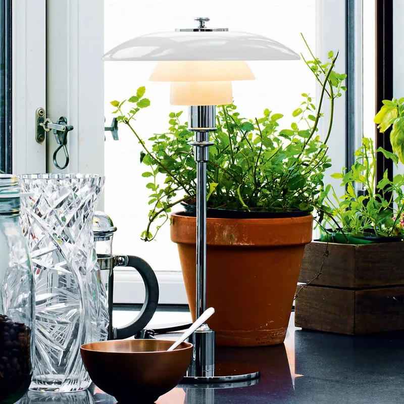 PH 2/1 Taffellamp High-Gloss Chrome-Plated by Louis Poulsen – product photo 3 of 5