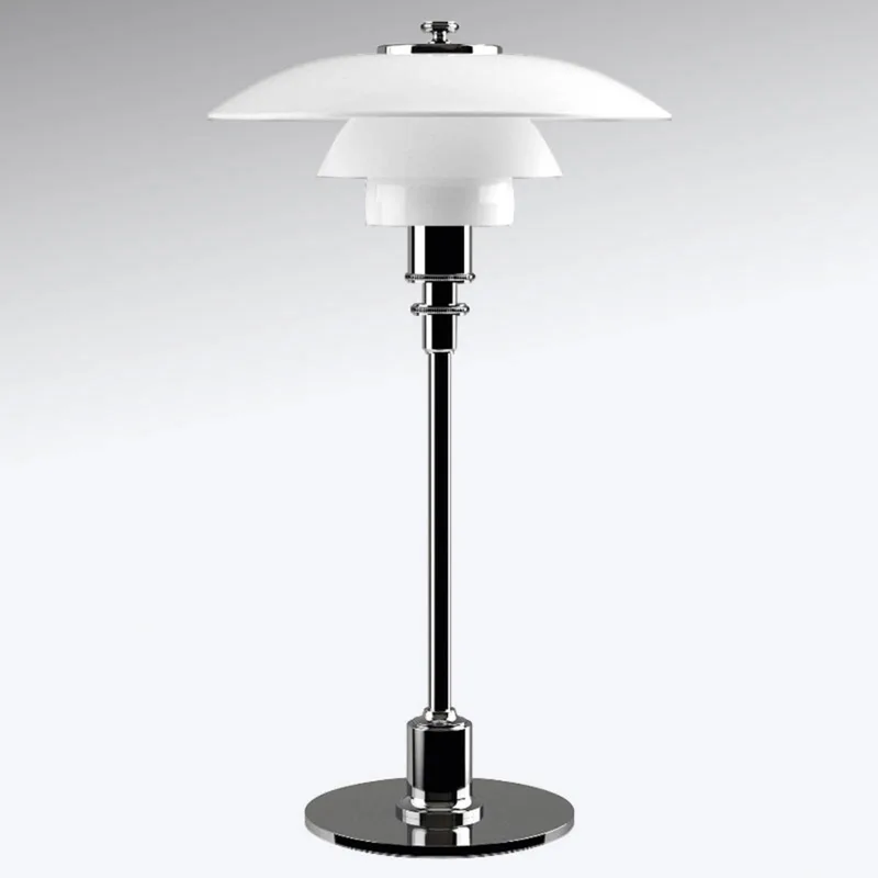 PH 2/1 Taffellamp High-Gloss Chrome-Plated by Louis Poulsen – product photo 2 of 5