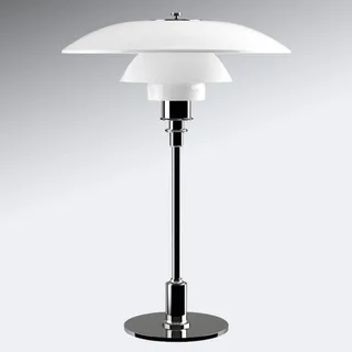 PH 3 1/2-2 1/2 tafellamp, chroom/wit, 47 cm by Louis Poulsen – product photo 2 of 2
