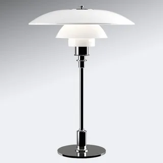 PH 3 1/2-2 1/2 tafellamp, chroom/wit, 47 cm by Louis Poulsen – product photo 1 of 2