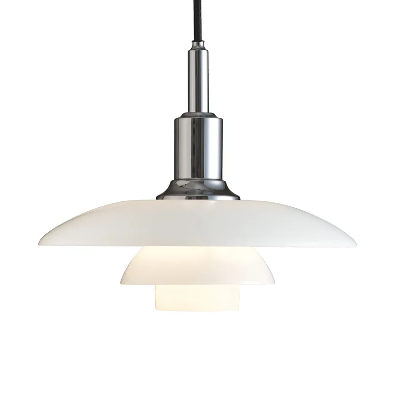 PH 3/2 Pendelleuchte Chrom fra Louis Poulsen – produktbillede
