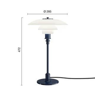 PH 3/2 tafellamp donkerblauw Ø 28 cm by Louis Poulsen – product photo 2 of 5